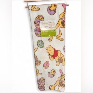 Disney Winnie the Pooh Easter Plush Throw Blanket